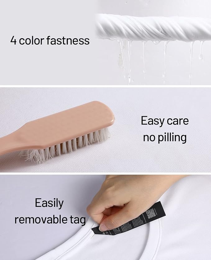 MIER Men's Quick Dry Workout Shirts Moisture Wicking Running Athletic Performance T-Shirts Recycled Polyester Top Tee