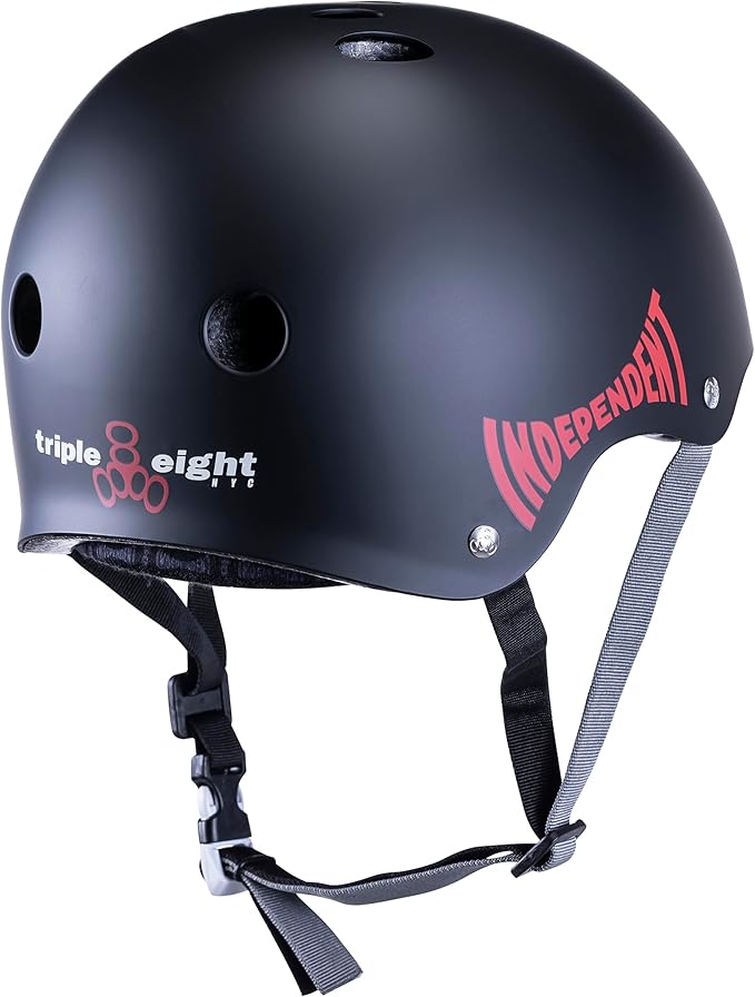 Triple Eight Certified Sweatsaver Helmet for Skateboarding, BMX, Roller Derby, Roller Skating, Inline Skating, Scooter and Bike