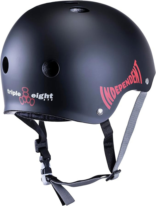 Triple Eight Certified Sweatsaver Helmet for Skateboarding, BMX, Roller Derby, Roller Skating, Inline Skating, Scooter and Bike
