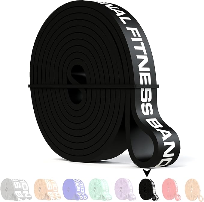 Functional Fitness Pull Up Assist Resistance Bands | Heavy Duty Exercise Bands for Powerlifting, Mobility, and Stretching | Travel Friendly Resistance Bands for Workout