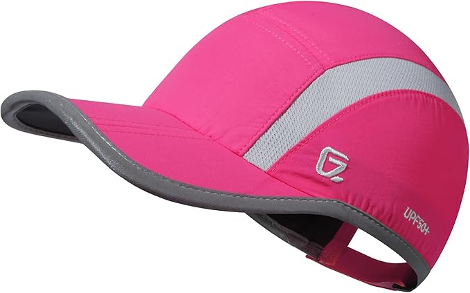 GADIEMKENSD Reflective Folding Outdoor Hat Unstructured Design UPF 50+ Sun Protection Sport Hats for Womens and Mens
