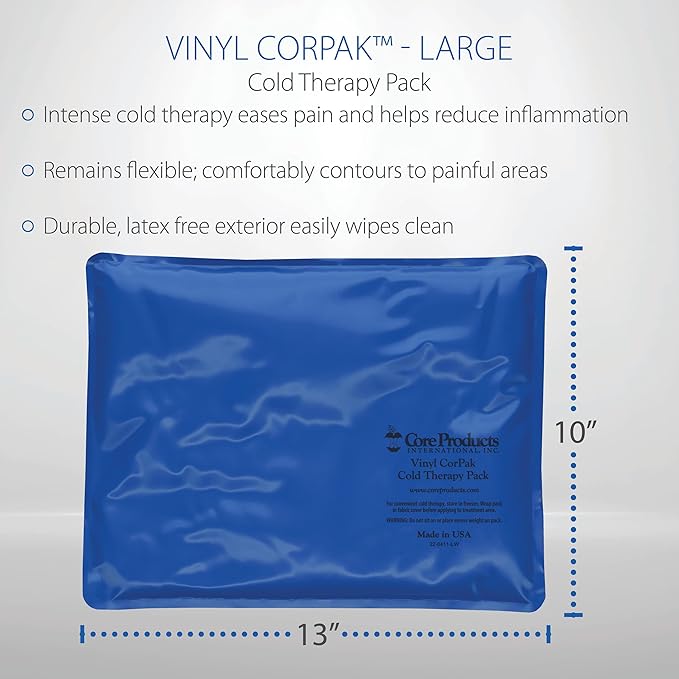 Core Products Flexible Vinyl Intense Cold Therapy Pack - 10" X 13"