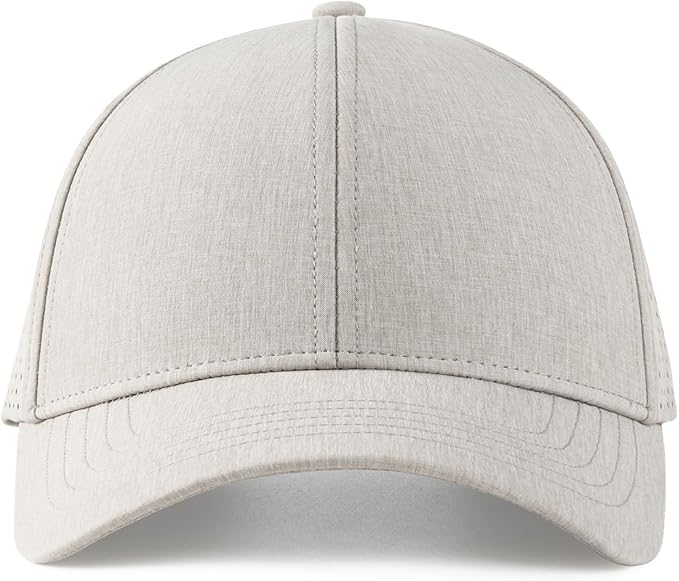 VOBOOM Men Snapback Trucker Hat, Baseball Cap for Breathable Side Laser Cut Holes