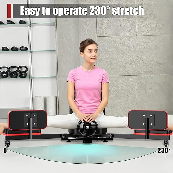 Leg Stretcher，300lbs Leg Stretcher Split Machine,for Flexibility Heavy Duty Leg Stretching Equipment Stretching Training Machine Split Leg Training for Home Yoga Dance Gym