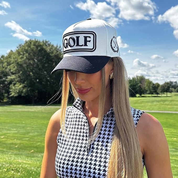 Vintage Sport Trucker Hat | Men & Women | Trendy Pickleball Golf Hats Men | American Cute Country Western | Cotton | Snapback