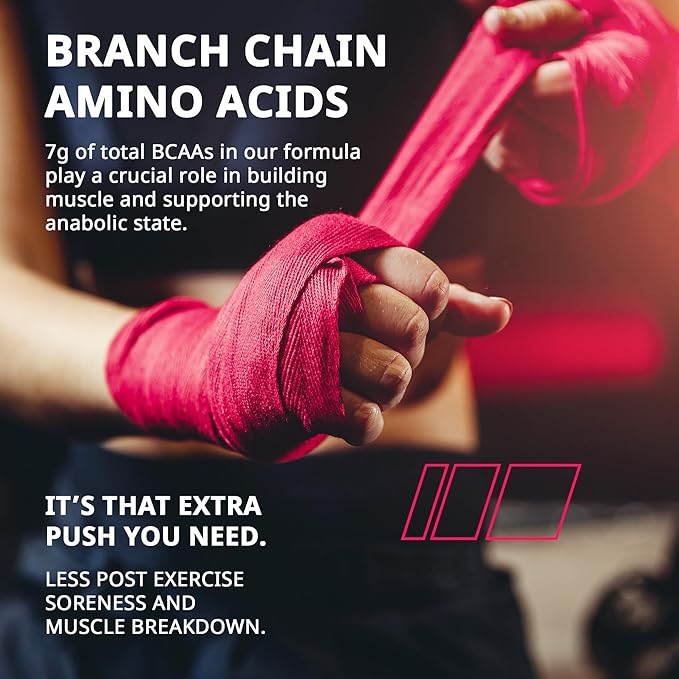 Granite Essential Amino Acids Powder for Muscle Recovery and Growth with 10g EAAs and 7g BCAAs - Soy-Free, Gluten-Free, 448g (30 Servings), Strawberry Lemonade