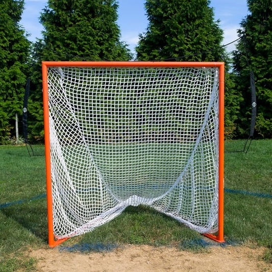 Velocity - Lacrosse Goal - Portable Steel Frame with Black Net, Perfect for Youth and Adult Training, Backyard Design