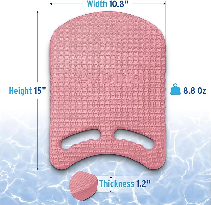 Junior Kickboard Buoy for Youth Children & Toddlers Swimming Aid & Exercise Training Board for Kids to Learn to Swim with Kick Boards in Pool BPA Free