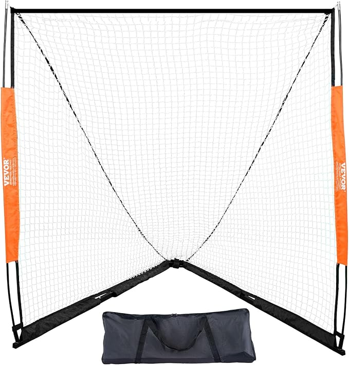 VEVOR Portable Lacrosse Goal - Complete Training Accessory Set with Extended Coverage for Youth and Adults