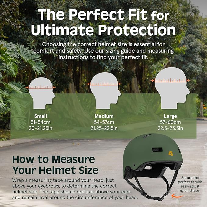 Retrospec Dakota Adult Bike Helmet for Adults - Multi-Sport Protection for BMX, Skating, Scooter, and Skate - Adult Men Skateboard Helmets