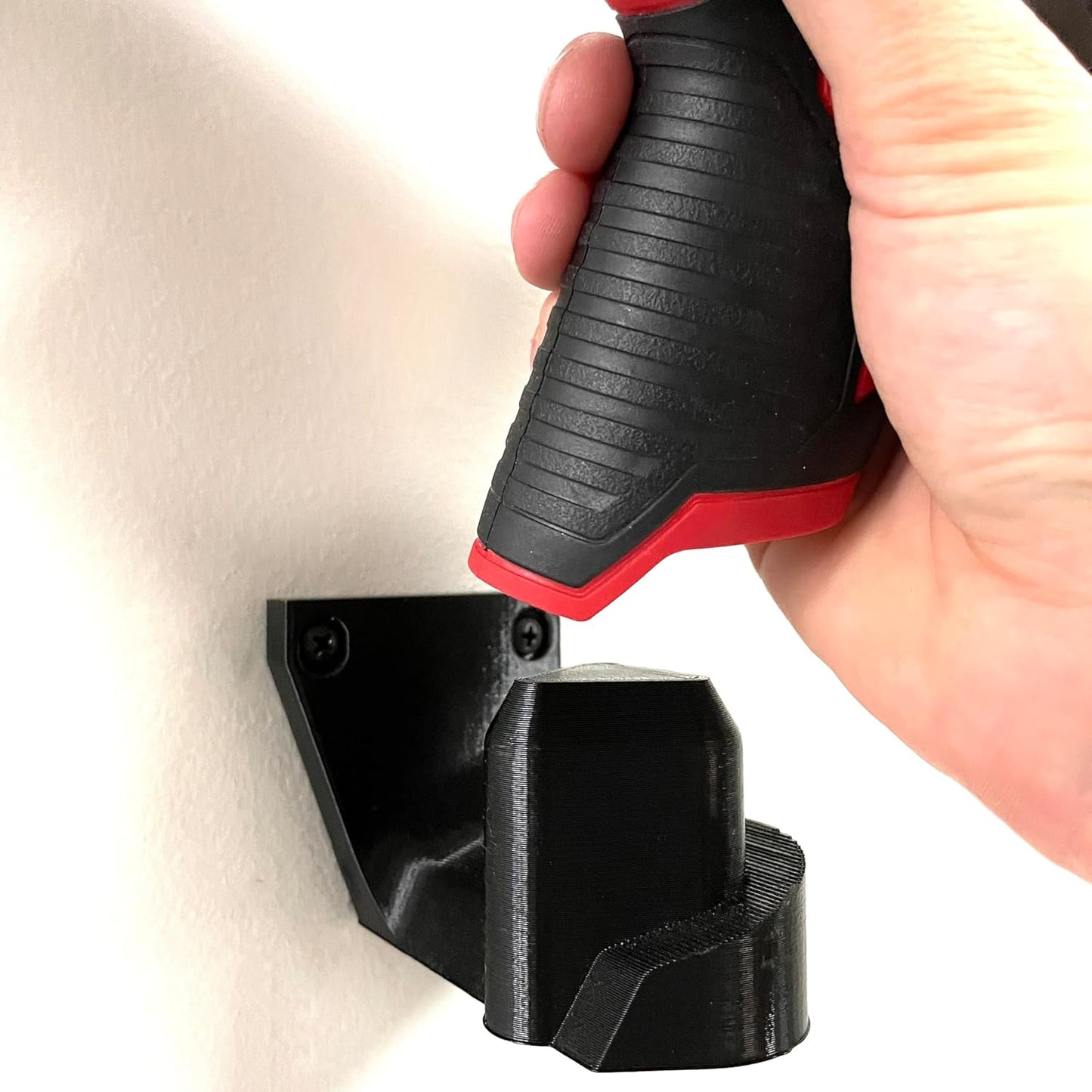 Spartan Mounts for Milwaukee M12 Tool | Wall Display Hook Holder Power Tool Storage | Blog DIY Strong Low Profile Bracket Convenient Easy Access Garage Organize (Circular Saw)