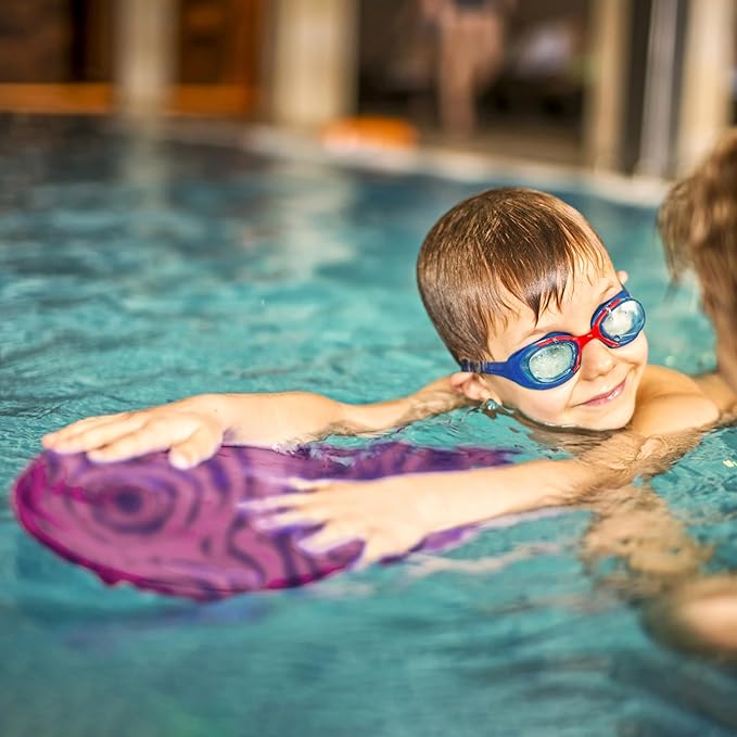 Junior Kickboard Buoy for Youth Children & Toddlers Swimming Aid & Exercise Training Board for Kids to Learn to Swim with Kick Boards in Pool BPA Free