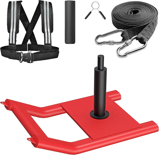 Weight Sled for Training - Heavy Duty Football Sled for Lineman, Sled Pull Workouts, Speed & Strength Training, Football Blocking Sled, Running Sled for Athletes, Weighted Sled for Outdoor & Indoor Workouts