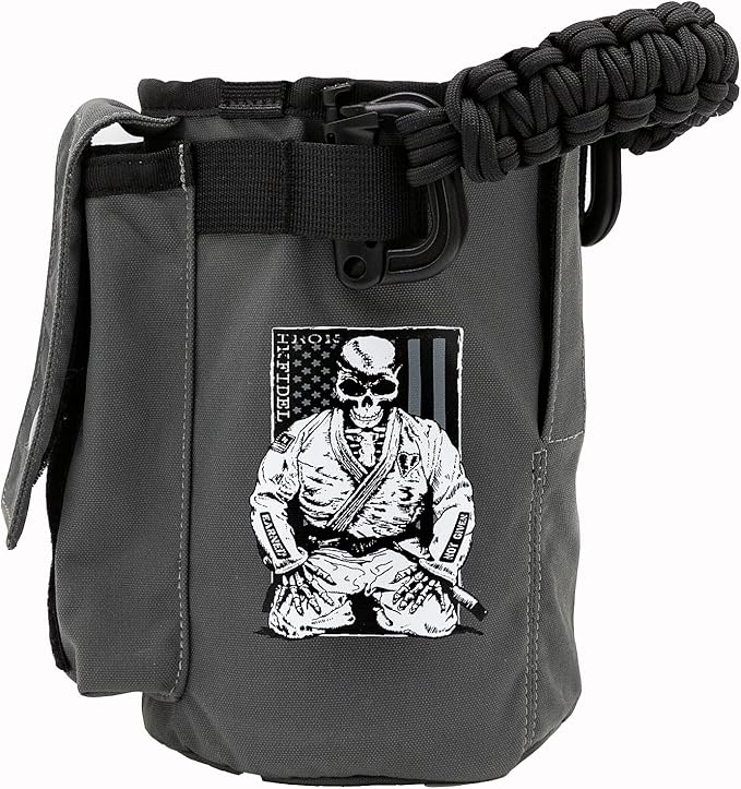 Iron InfideI Battle Bottle Sleeve - 64 oz and 32 oz Water Bottle Sleeve Only for Half Gallon 1L Steel Water Bottle | Rugged Cover with Molle for Versatile Design with Storage for Phone, Wallet & Keys