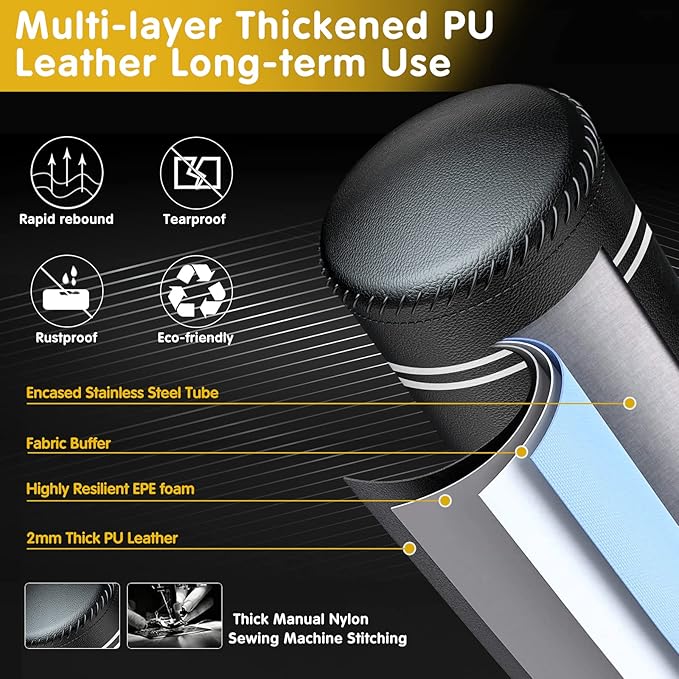 GIKPAL Freestanding Punching Bag with Boxing Gloves, Heavy Boxing Bag with Stand for Adult, Kickboxing Bag for MMA Martial Arts Boxing Traning