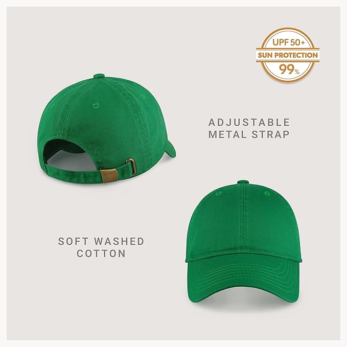 CHOK.LIDS Everyday Premium Dad Hat Unisex Cotton Baseball Cap for Men and Women Adjustable Lightweight Polo Style Curved Brim