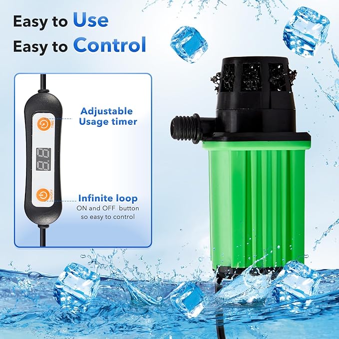 Cold Therapy Machine with Programmable Timer: Portable Ice Therapy for Knee After Surgery - Knee Replacement Recovery System for Pain Relief - Cryotherapy Machine for Shoulder, Hip and Ankle