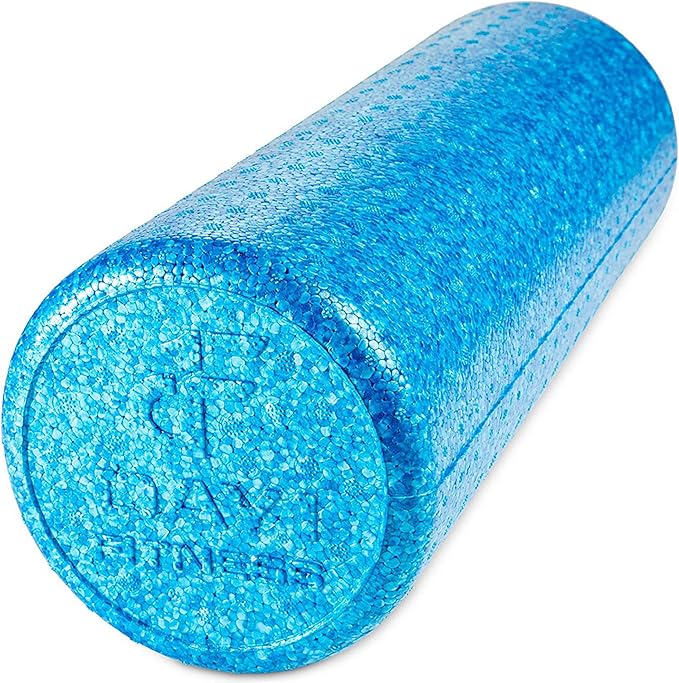 High-Density Round Foam Rollers - 4 Size and 8 Color Options - Massage Rollers for Stretching, Deep Tissue and Myofascial Release