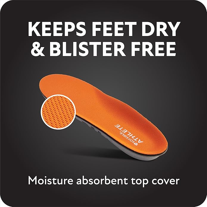 Sof Sole Insoles Women's Athlete Performance Full-Length & Trim-to-Fit Gel Shoe Insert