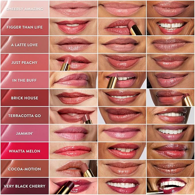 LAURA GELLER NEW YORK Jelly Balm Moisturizing Tinted Lip Color - Whatta Melon Hydrating Vitamin E - Semi-Shine Finish