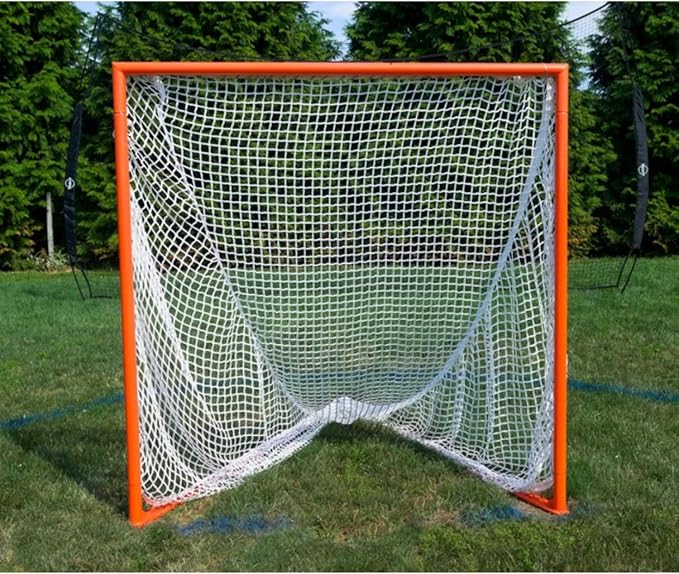 Velocity - Lacrosse Goal - Portable Steel Frame with Black Net, Perfect for Youth and Adult Training, Backyard Design
