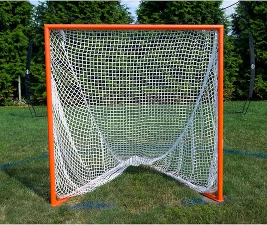 Velocity - Lacrosse Goal - Portable Steel Frame with Black Net, Perfect for Youth and Adult Training, Backyard Design