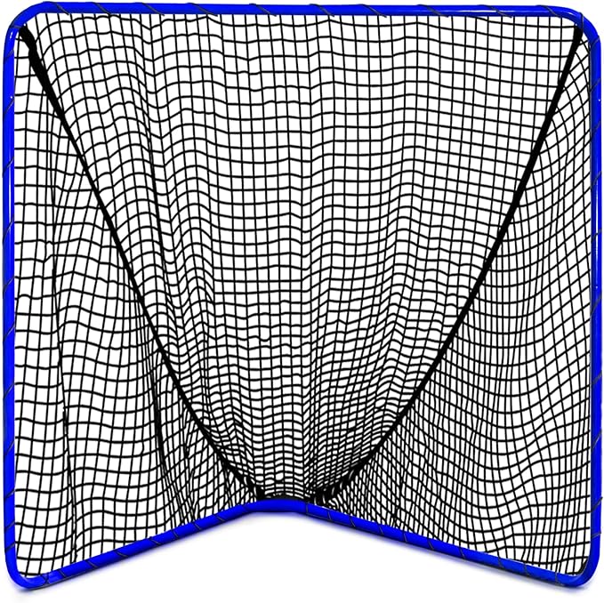 Velocity - Lacrosse Goal - Portable Steel Frame with Black Net, Perfect for Youth and Adult Training, Backyard Design