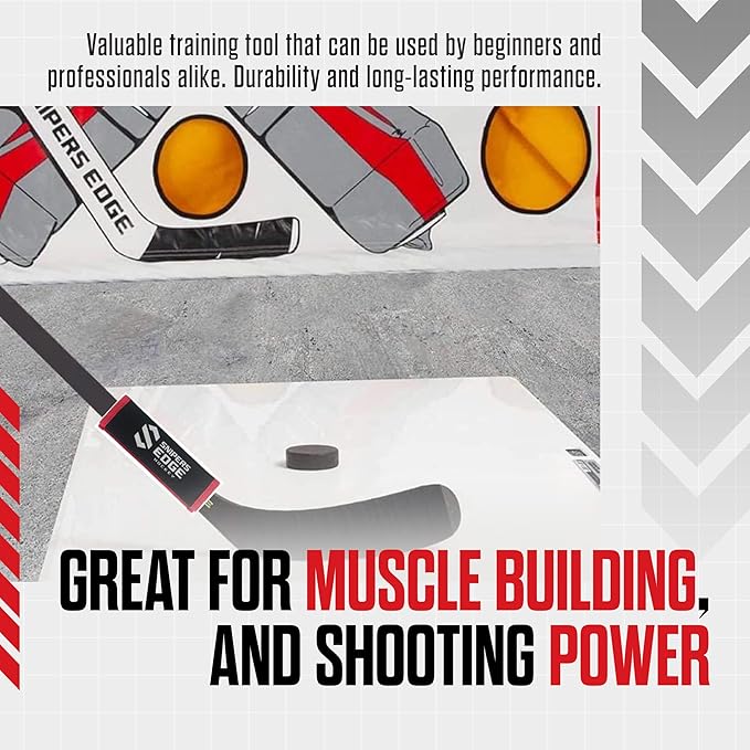 Snipers Edge Hockey - Stick Weight - 6.7 Ounce Weight - Velcro Weight That Goes Along The Blade