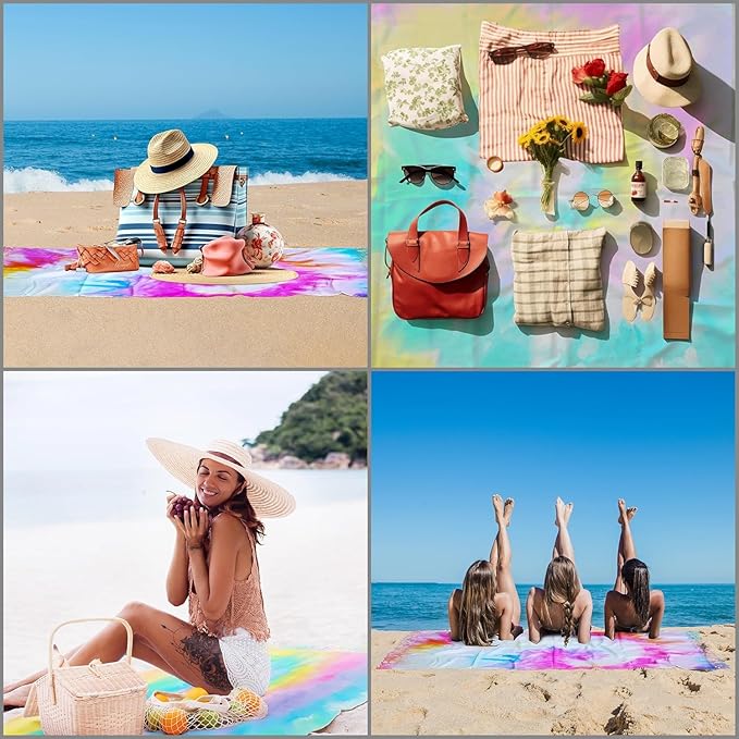 HAVLULAND Turkish Beach Towels Oversized -100% Turkish Cotton Super Soft Lightweight - Absorbent and Quick Drying Bath Towel - Sand Free Beach Towel - Turkish Towels for Adults (Teal, 12 Pack)