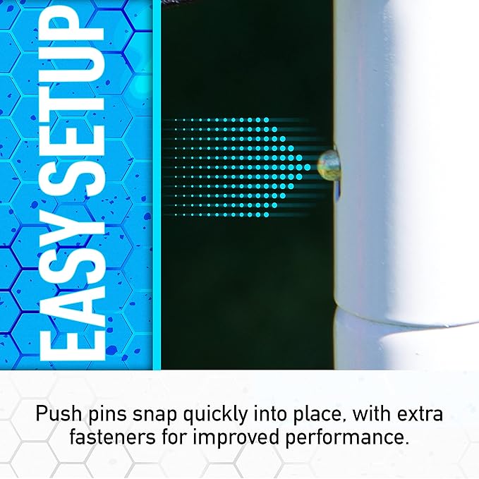 Franklin Sports Soccer Rebounder - Tournament Steel Rebounding Net - Perfect for Backyard Practice and Training - 12' x 6' & 6' x 4'