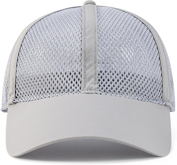 VOBOOM Breathable Full Mesh Baseball Cap for Men, Women, Lightweight Trucker Hats Outdoor Sports Wear