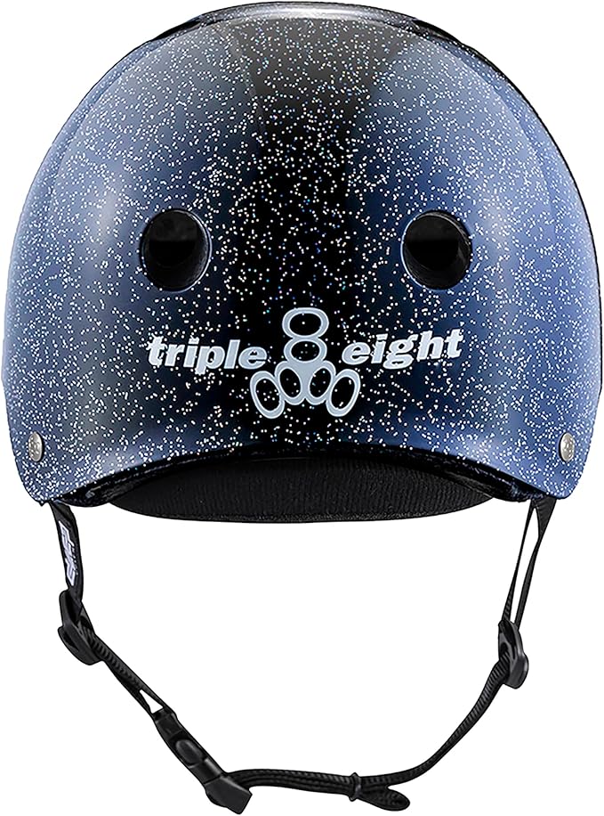 Triple Eight Deep Cover Helmet - Ideal for Skateboarding, Bicycling, BMX, and Roller Skating