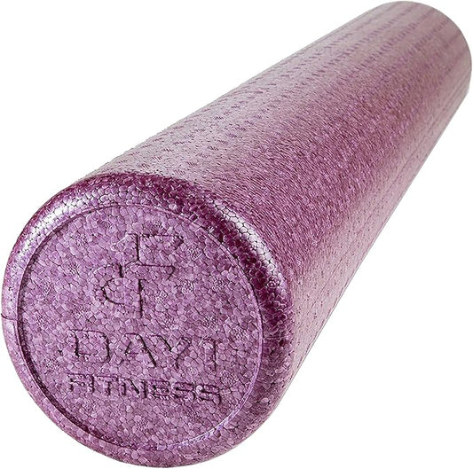 High-Density Round Foam Rollers - 4 Size and 8 Color Options - Massage Rollers for Stretching, Deep Tissue and Myofascial Release