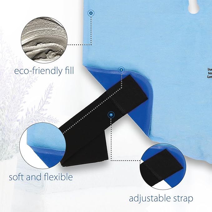 Core Products Dual Comfort CorPak - Reusable hot/Cold Pack for Knee, Back, Shoulder, or Ankle Pain; Use hot or Cold; Made in USA - Size: 11" x 15"