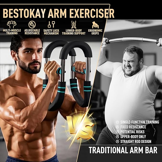 Twister Arm Trainer,Arm Trainer for Men,Chest Workout Equipment,Arm Strength Trainer,Arm Workout Equipment,Chest Exerciser for Men,Arm Twister Exerciser,Upper Body Workout Equipment