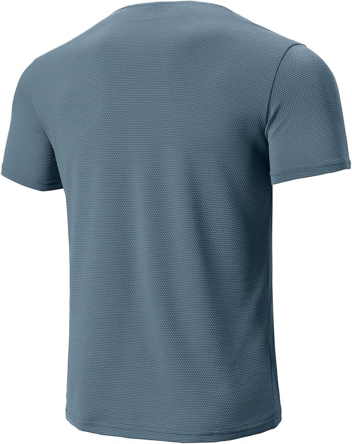 Moisture Wicking Quick Dry Soft Pickleball Workout Hiking Camping Running Shirts for Men Outdoor Sports