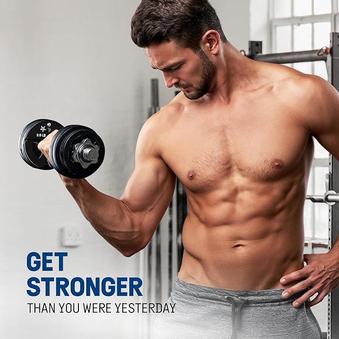 Yes4All Fractional Weight Plates Set, Available In Steel And Rubber, Set of 2/4/6 Plates in 1.25LB, 2.5LB, or 5LB Sizes, Micro Change Plates for Dumbbell and Olympic Barbell Weightlifting