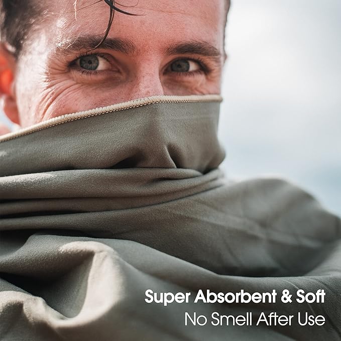 4Monster Camping Towels Super Absorbent, Fast Drying Microfiber Travel Towel, Quick Dry Ultra Soft Compact Gym Towel for Swimming Beach Hiking Yoga Travel Sports Backpack (59.00" x 30.00", Purple)