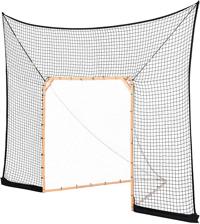 VEVOR Portable Lacrosse Goal - Complete Training Accessory Set with Extended Coverage for Youth and Adults