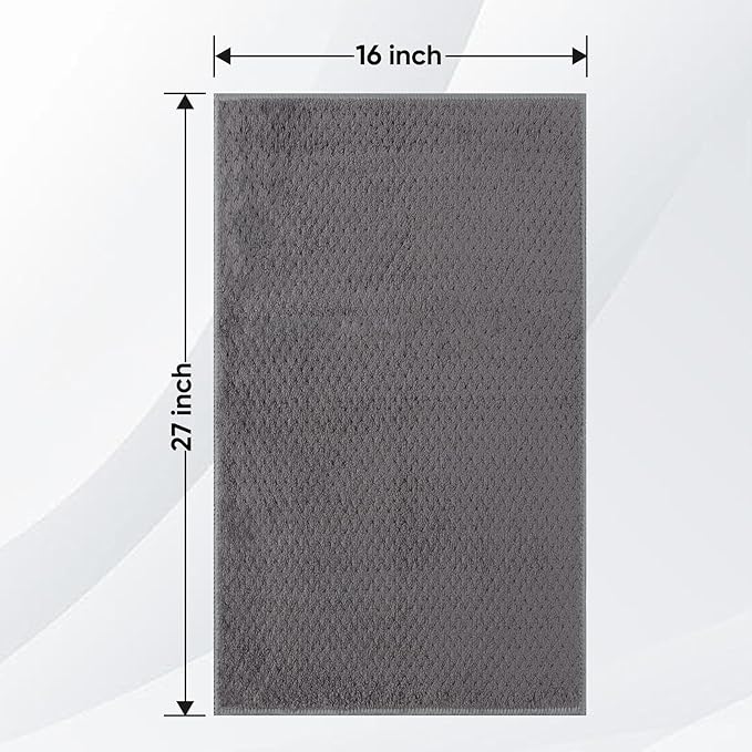 HOMEXCEL Gym Towels 6 Packs, (16x27 inches) Highly Absorbent Yoga Towel, Ultra Soft Hand Towels for Daily Use, Fast Drying Microfiber Workout Towels for Gym, Spa, Fitness, Camping, Hotel