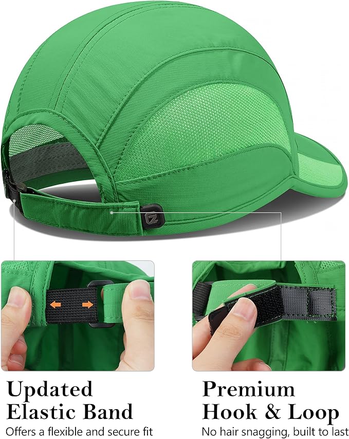 GADIEMKENSD Quick Dry Run Hat Cooling Breathable Mesh