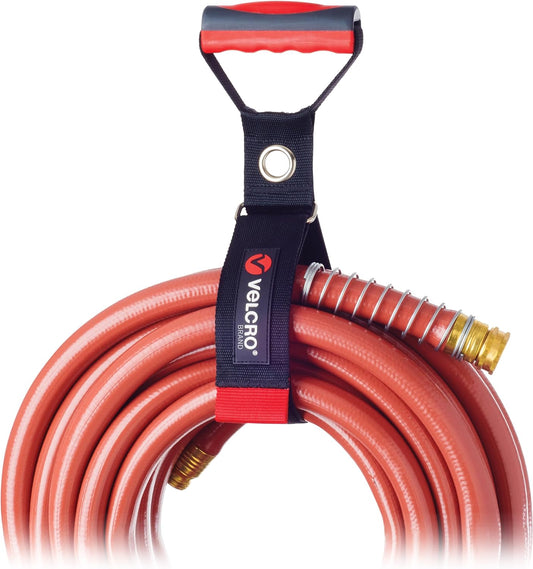 VELCRO Brand Heavy Duty Carrying Strap with Handle | Holds 100 Pounds | Extension Cord Storage, Easily Transport or Hang Garden Hoses | Durable Garage Organization | Medium, Wraps 5.5 Inch Diameter
