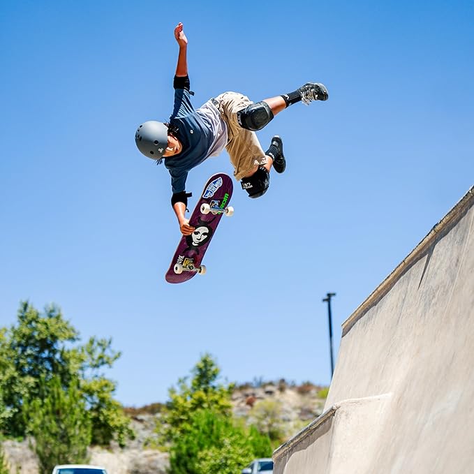 Triple Eight Deep Cover Helmet - Ideal for Skateboarding, Bicycling, BMX, and Roller Skating