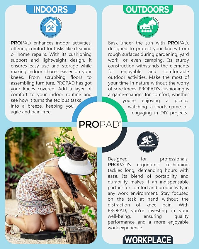 Thick Kneeling Pad, Garden Kneeler for Gardening, Bath Kneeler for Baby Bath, Kneeling Mat for Exercise & Yoga, Knee Pad for Work, Floor Foam Pad, Extra Large (XL) 18 x 11 x 1.5 Inches, Yellow