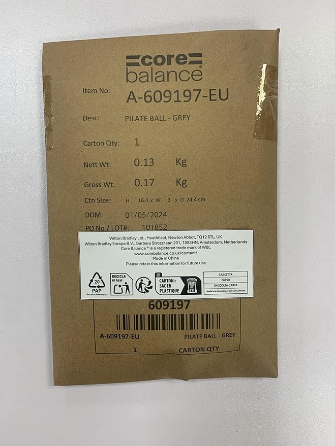 9 Inch Anti Burst Pilates Ball - Mini Exercise Ball for Yoga, Barre, Stretching and Core Stability Workout