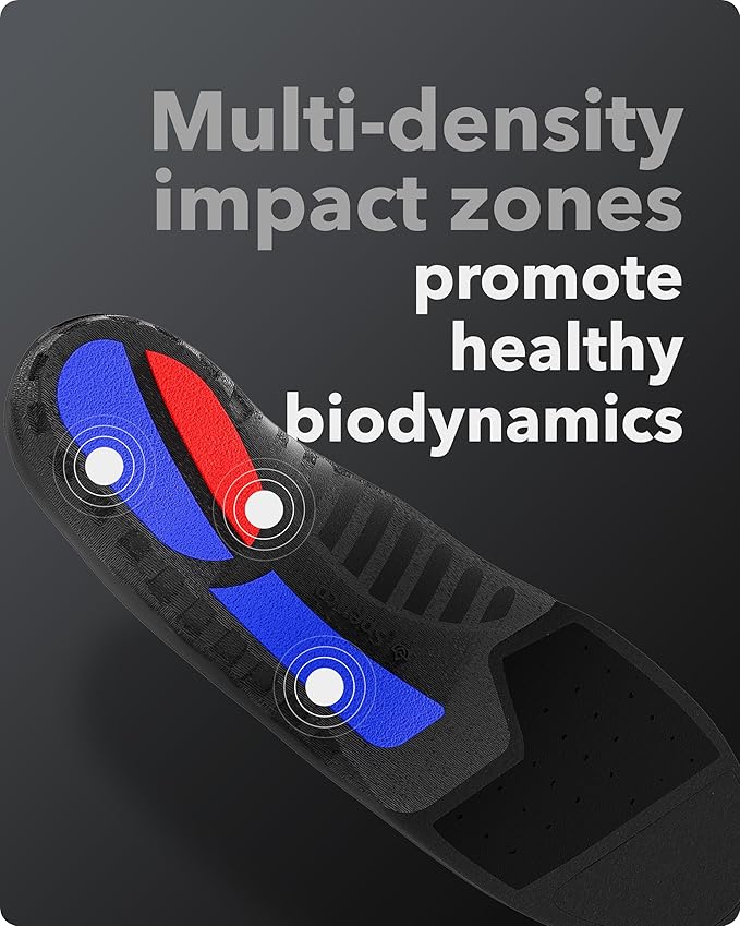 Spenco Total Support Max Shoe Insoles - Orthotic Metatarsal Arch Support Inserts - Absorbs Shock, Reduces Over-Pronation, Conforms to Foot Contours, Deep Heel Cupping Women's 7-8.5/Men's 6-7.5