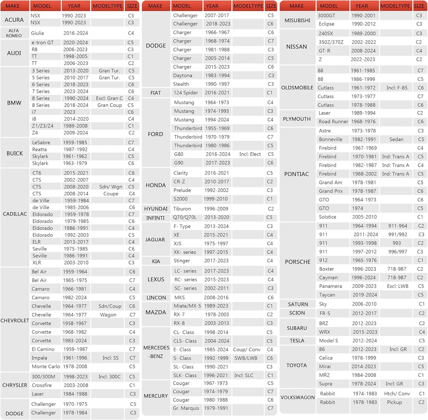 Car Cover Automobiles Waterproof All Weather for for Sports Coupe Fit Coupe BMW 6 Series/7 Series/i7,Chevrolet Bel Air/Chevelle,Dodge Challenger etc.(See Size Chart)