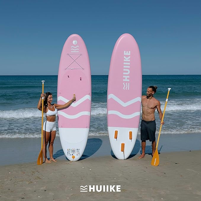 Inflatable Paddle Board for Adults with Accessories Included, Oar, Fins, Pump. Stand Up Paddleboard Great Stability and Resistance. 10’ x 33" x 5.9", Maximum Load 286 lb