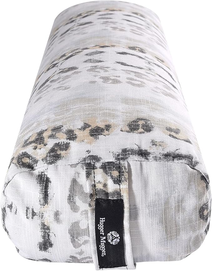 Hugger Mugger Junior Yoga Bolster - Narrower Profile, Very Firm, Great for Smaller Yogis, Heart-Opening poses or Under the Knees, Handmade in USA