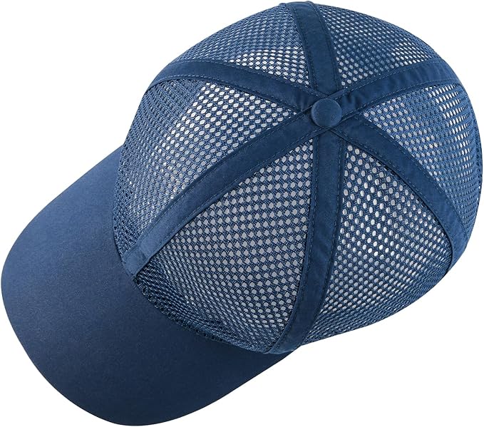 VOBOOM Breathable Full Mesh Baseball Cap for Men, Women, Lightweight Trucker Hats Outdoor Sports Wear